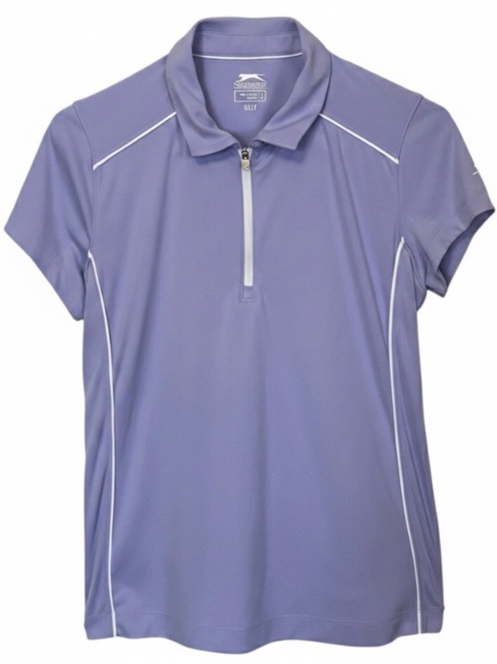 Slazenger Women’s Golf Polo L Lavender Purple Quarter Zip Performance